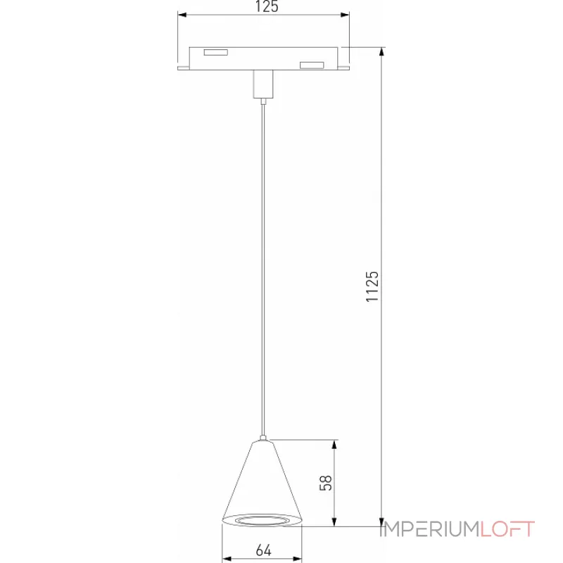 Подвесной светильник Elektrostandard Slim Magnetic 85039/01 Подвесной светильник Elektrostandard Slim Magnetic 85039/01