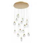 Подвесная люстра ST-Luce Montecelio SL6104.203.16 Цвет арматуры Желтый Цвет плафонов Неокрашенный