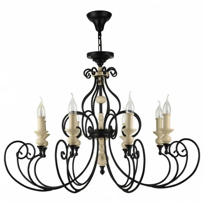 Подвесная люстра Maytoni Karina H631-PL-08-B Цвет арматуры черный от ImperiumLoft
