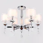 Подвесная люстра Ambrella Traditional 5 TR4533 Цвет арматуры хром Цвет плафонов белый