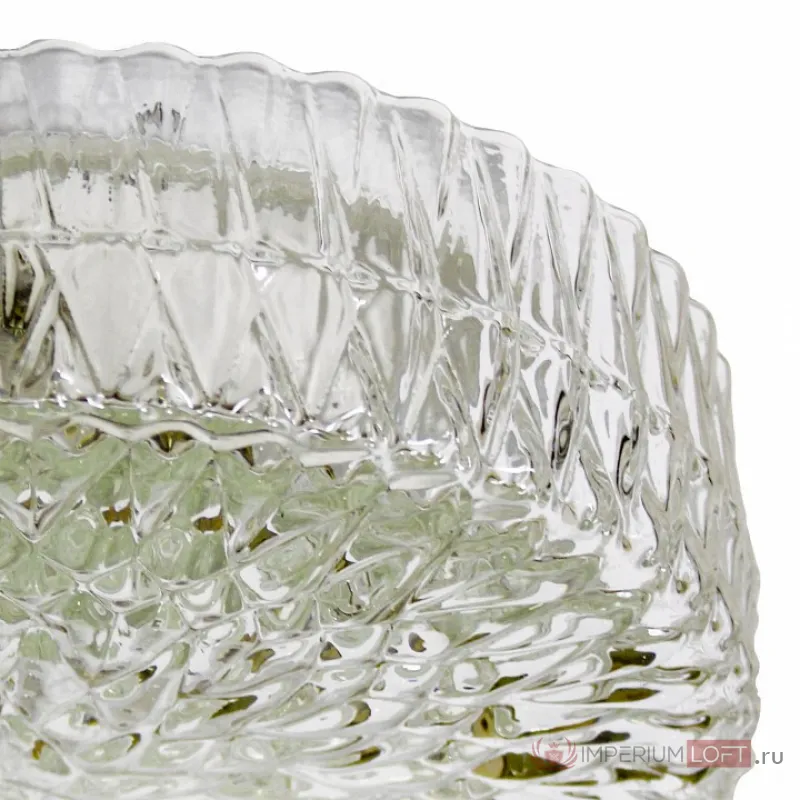 Накладной светильник Arte Lamp Crystal A3420PL-1SS Цвет арматуры серебро Цвет плафонов прозрачный от ImperiumLoft