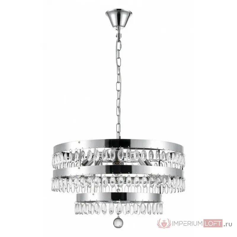 Подвесная люстра Vele Luce Breeze VL3263P06 Цвет арматуры хром Цвет плафонов прозрачный от ImperiumLoft