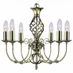 Подвесная люстра Arte Lamp Zanzibar A8392LM-6AB Цвет арматуры бронза Цвет плафонов белый от ImperiumLoft
