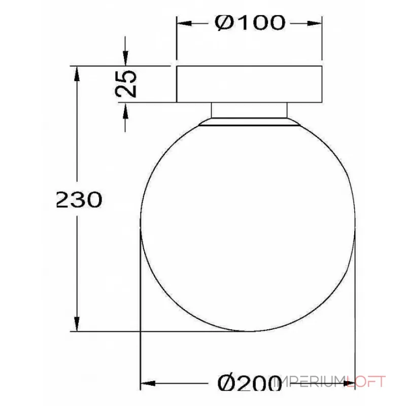 Накладной светильник Maytoni Basic form MOD321WL-01B1