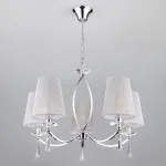 Подвесная люстра Eurosvet Valery 60079/5 хром от ImperiumLoft