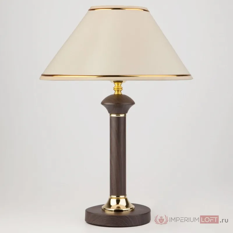 Настольная лампа декоративная Eurosvet Lorenzo 60019/1 венге от ImperiumLoft