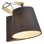Подвесная люстра Arte Lamp Pinocchio A5700LM-8BK Цвет арматуры коричневый Цвет плафонов черный от ImperiumLoft