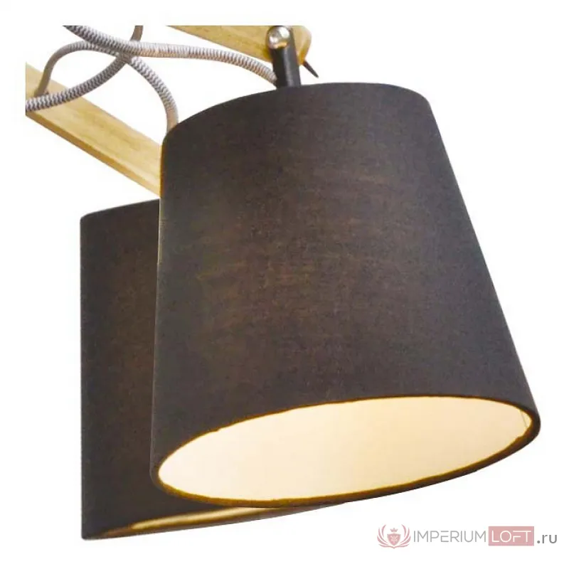 Подвесная люстра Arte Lamp Pinocchio A5700LM-8BK Цвет арматуры коричневый Цвет плафонов черный от ImperiumLoft