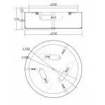 Потолочный светильник Maytoni MOD096CL-03CH
