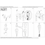 Подвесной светильник Ideal Lux Hammam HAMMAM SP3 Цвет арматуры серебро Цвет плафонов прозрачный от ImperiumLoft