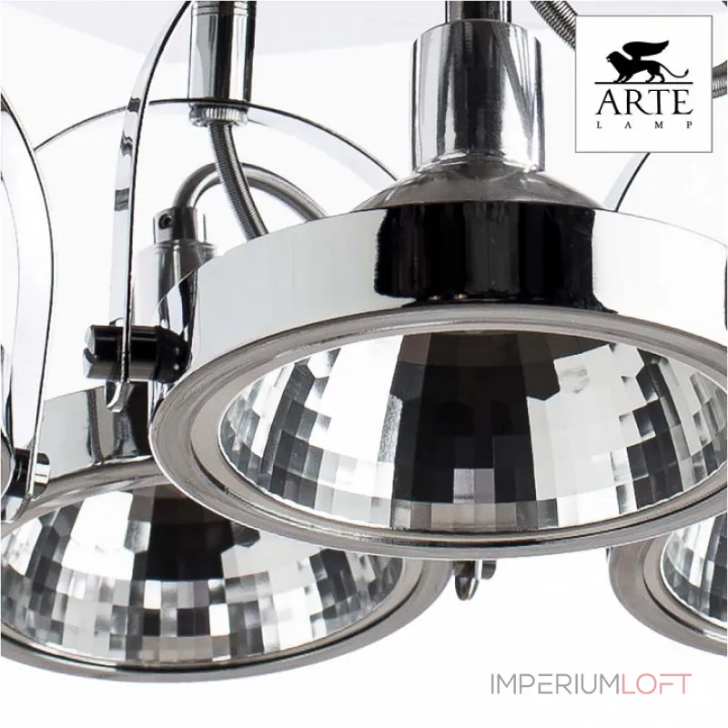 Спот Arte Lamp Alieno A4506PL-4CC Цвет арматуры хром Цвет плафонов хром