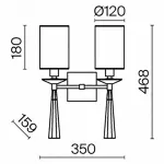 Бра Maytoni Bianco MOD224WL-02BS1 от ImperiumLoft