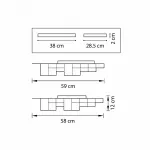 Накладной светильник Lightstar Favo LED 750121 от ImperiumLoft