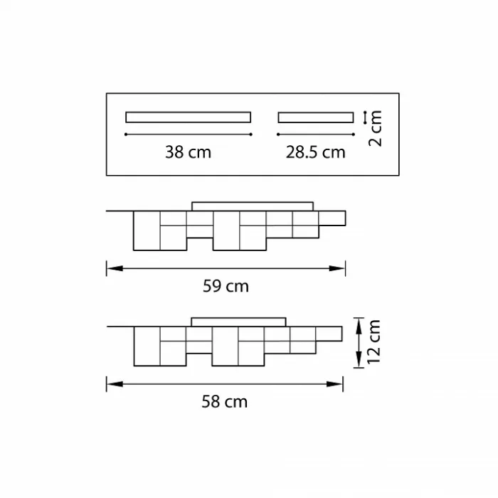 Накладной светильник Lightstar Favo LED 750121 от ImperiumLoft