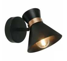 Спот Arte Lamp Baltimore A1406AP-1BK Цвет арматуры золото Цвет плафонов черный