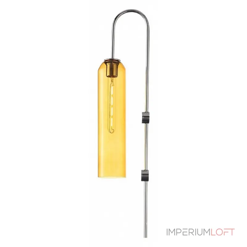 Бра ST-Luce Callana SL1145.191.01 Цвет арматуры хром Цвет плафонов янтарный Бра ST-Luce Callana SL1145.191.01 Цвет арматуры хром Цвет плафонов янтарный