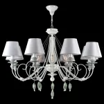 Подвесная люстра Maytoni Adelia ARM540-08-W Цвет арматуры белый Цвет плафонов белый от ImperiumLoft