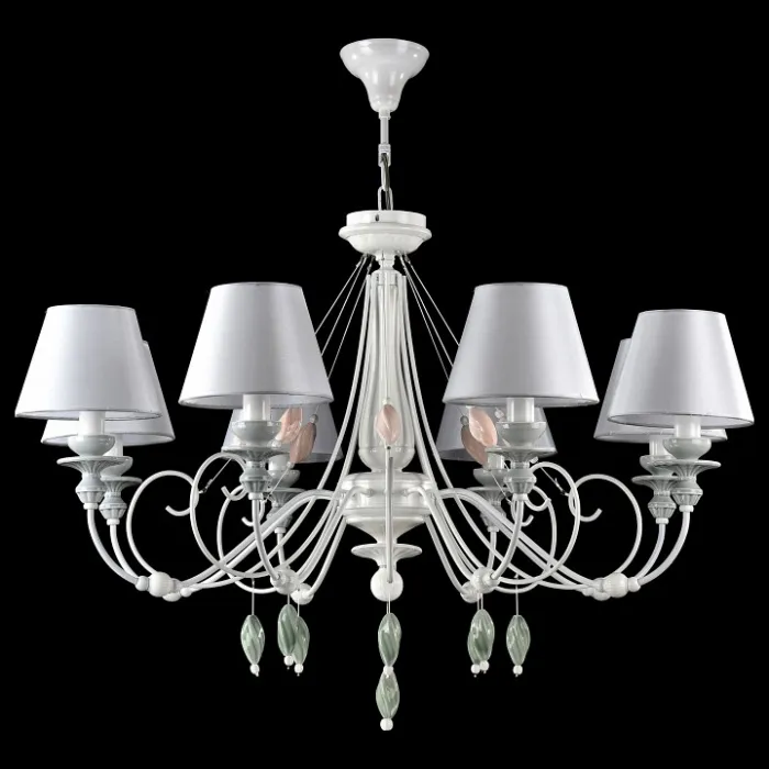 Подвесная люстра Maytoni Adelia ARM540-08-W Цвет арматуры белый Цвет плафонов белый от ImperiumLoft