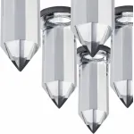 Комплект из 6 встраиваемых светильников Lightstar Nubella 079064 Цвет арматуры хром Цвет плафонов прозрачный от ImperiumLoft
