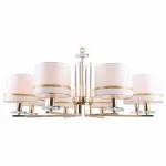 Подвесная люстра Stilfort Chart 1045/03/08P Цвет плафонов белый Цвет арматуры золото