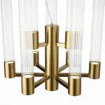 Подвесная люстра ST-Luce Terni SL1229.303.09 Цвет арматуры желтый Цвет плафонов неокрашенный