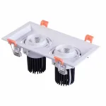 Встраиваемый светильник MW-Light Круз 637016202 Цвет арматуры белый Цвет плафонов кремовый от ImperiumLoft