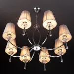 Подвесная люстра Eurosvet Valery 60079/8 хром от ImperiumLoft