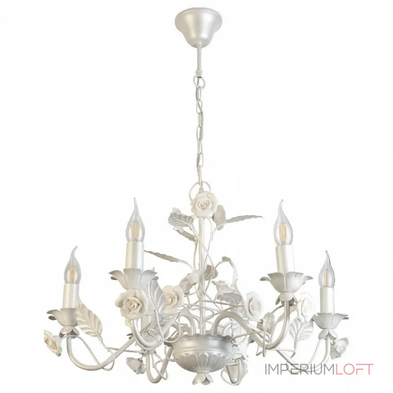 Подвесная люстра TopLight Lynda TL5910D-05WH