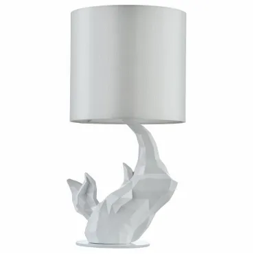 Настольная лампа декоративная Maytoni Nashorn MOD470-TL-01-W Цвет арматуры белый Цвет плафонов белый