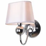 Бра Arte Lamp 4012 A4012AP-1CC Цвет арматуры хром Цвет плафонов белый