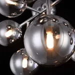 Потолочная люстра Maytoni Dallas MOD545PL-20CH Цвет арматуры хром Цвет плафонов серый от ImperiumLoft