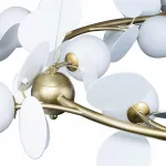 Подвесная люстра Loft it Matisse 10008/1050 white Цвет арматуры золото Цвет плафонов белый от ImperiumLoft