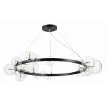 Подвесной светильник ST-Luce Nection SL1165.403.24 Цвет арматуры черный Цвет плафонов прозрачный от ImperiumLoft