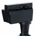 Светильник на штанге Arte Lamp Barut A4563PL-1BK Цвет плафонов черный Цвет арматуры черный