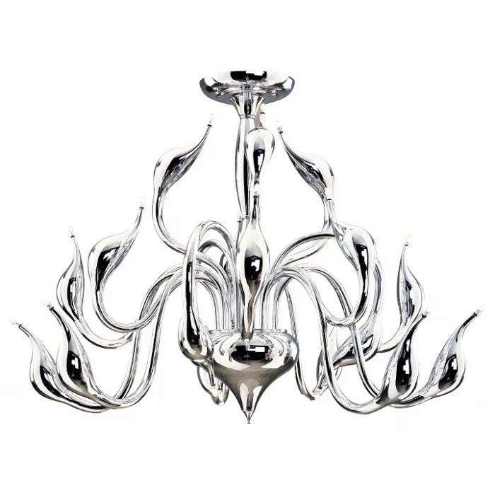 Люстра на штанге Lightstar Cigno Collo 751184 Цвет арматуры хром от ImperiumLoft