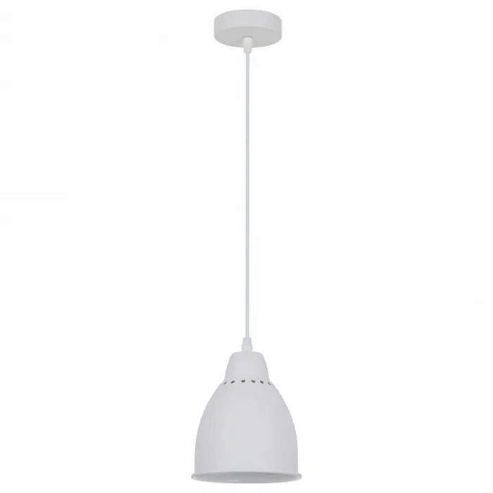 Подвесной светильник Arte Lamp Braccio A2054SP-1WH Цвет арматуры белый Цвет плафонов белый от ImperiumLoft