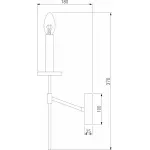 Бра Eurosvet Anders 60142/1 хром от ImperiumLoft