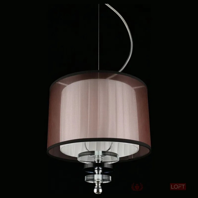 Подвесной светильник Aployt Floret APL.703.06.01 Цвет арматуры хром Цвет плафонов черно-белый от ImperiumLoft