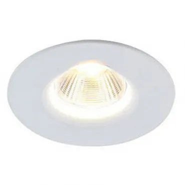 Встраиваемый светильник Arte Lamp Uovo A1427PL-1WH Цвет арматуры белый Цвет плафонов коричневый