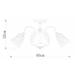 Потолочная люстра Arte Lamp Nicole A2702PL-8AB 