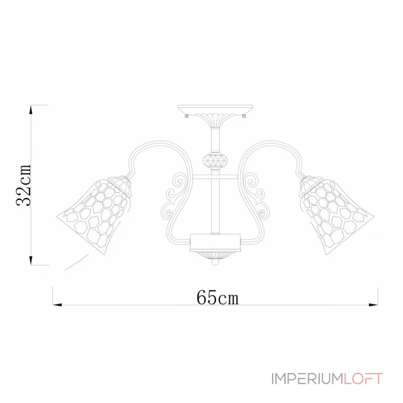 Потолочная люстра Arte Lamp Nicole A2702PL-8AB Потолочная люстра Arte Lamp Nicole A2702PL-8AB