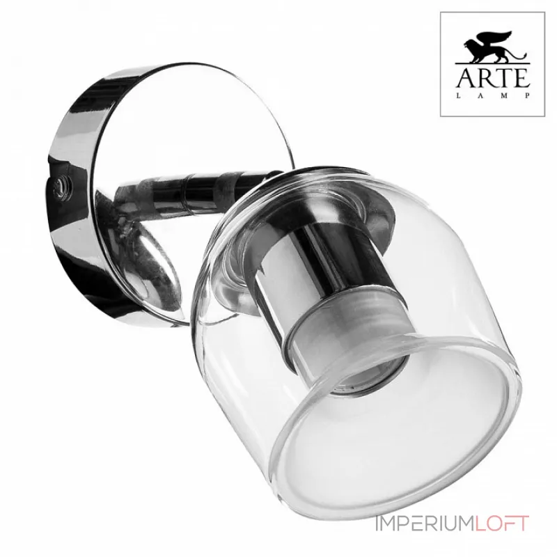 Спот Arte Lamp Echeggio A1558AP-1CC Цвет арматуры хром Цвет плафонов прозрачный