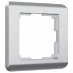 Рамка на 1 пост Werkel Snabb basic 3 W0012106 Цвет арматуры серебро
