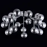Потолочная люстра Maytoni Dallas MOD545PL-20CH Цвет арматуры хром Цвет плафонов серый от ImperiumLoft