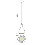 Подвесной светильник Horoz Electric Avensis HRZ00000798 
