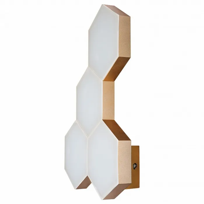 Накладной светильник Lightstar Favo LED 750643 Цвет арматуры золото от ImperiumLoft