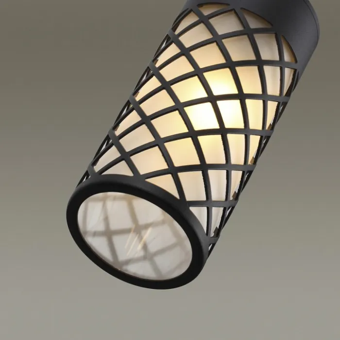 Светильник на штанге Odeon Light Dunes 4834/1W Цвет плафонов белый Цвет арматуры черный от ImperiumLoft
