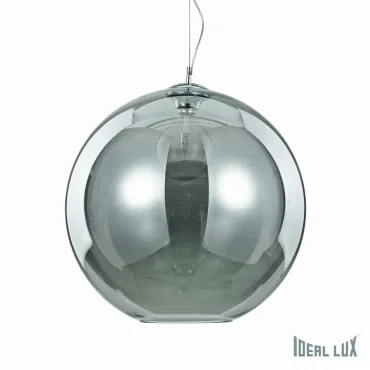Подвесной светильник Ideal Lux Nemo NEMO SP1 D50 FUME&#039; Цвет арматуры хром Цвет плафонов серый