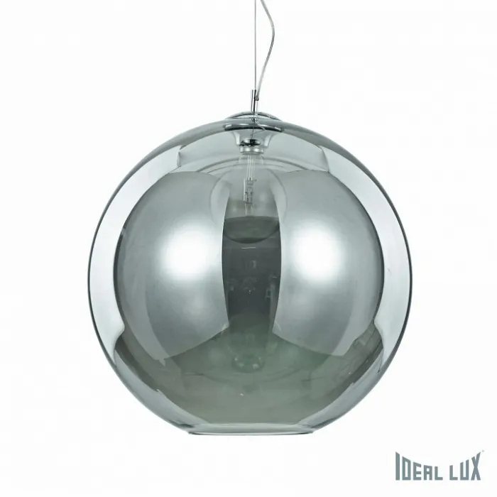 Подвесной светильник Ideal Lux Nemo NEMO SP1 D50 FUME&#039; Цвет арматуры хром Цвет плафонов серый от ImperiumLoft