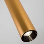 Подвесной светильник Eurosvet Single 50161/1 LED золото Цвет арматуры золото Цвет плафонов золото от ImperiumLoft